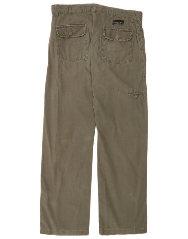 Marlboro Classics Mens Straight Cargo Trousers EU 48 Medium W32 L30 Khaki