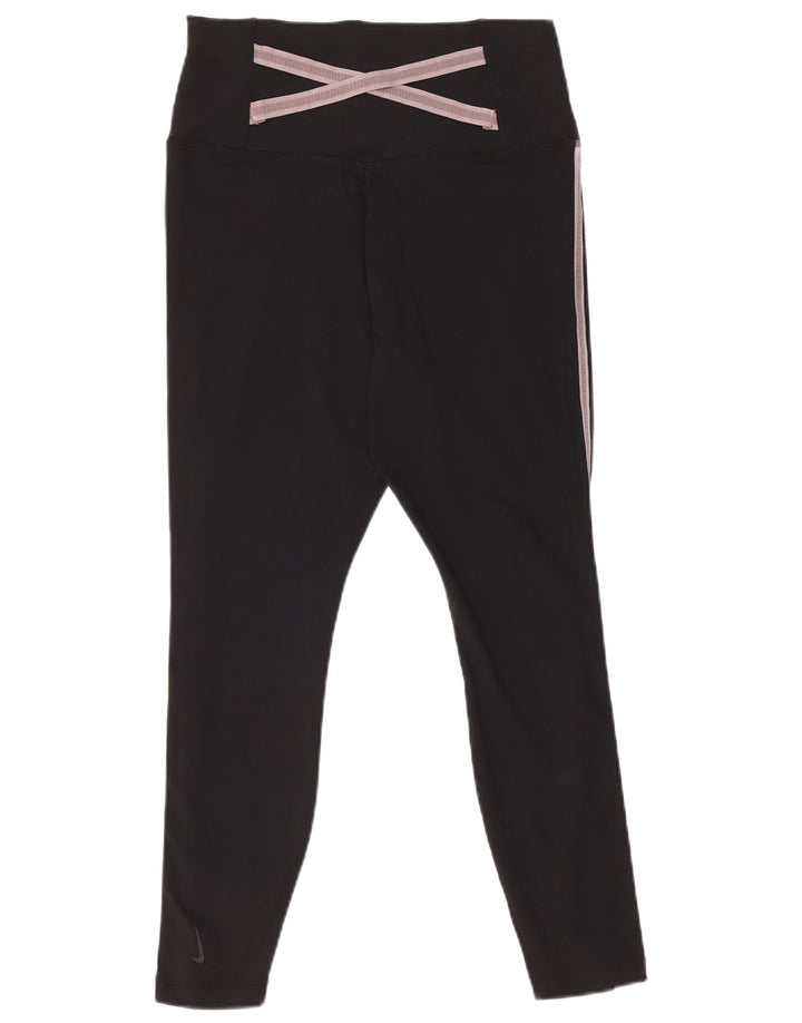 Leggings pentru femei Nike UK 14, mare, negru, poliester