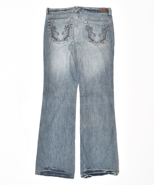 DKNY Blugi evazați Time Square pentru femei US 9 Large W32 L33 Blue Bumbac
