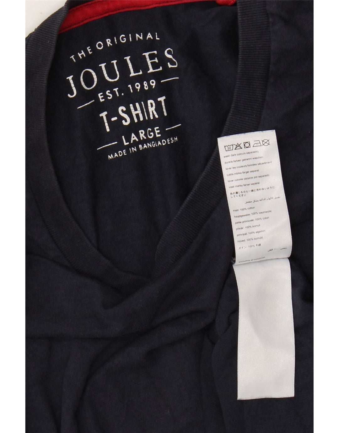 Tricou Bărbați JOULES Top Mare Bumbac Bleumarin