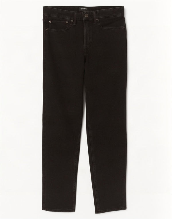 Blugi drepti pentru bărbați Jack & Jones W32 L32 bumbac negru