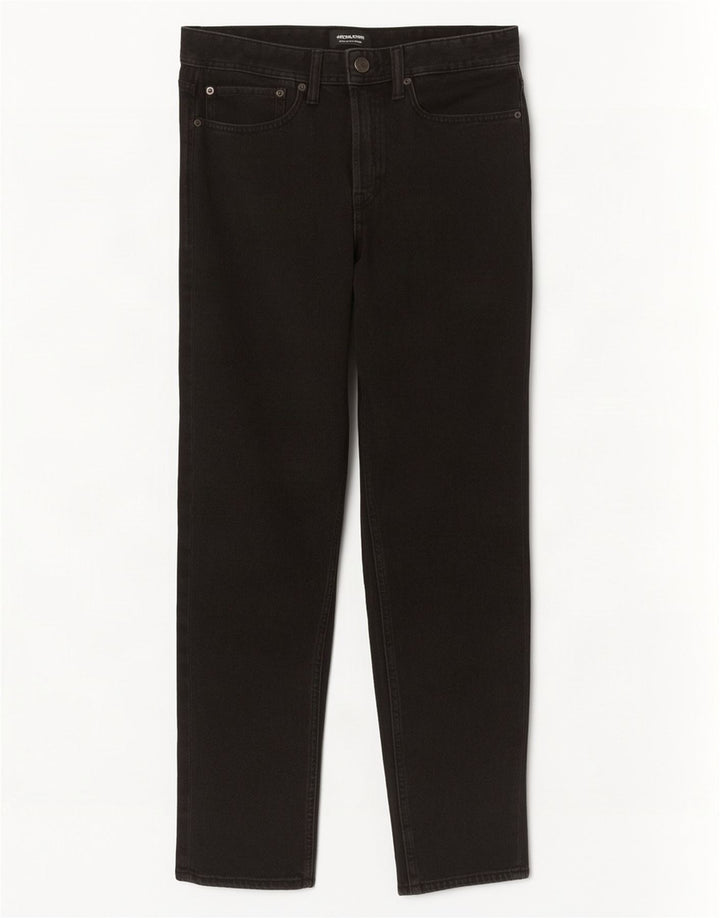 Blugi drepti pentru bărbați Jack & Jones W32 L32 bumbac negru