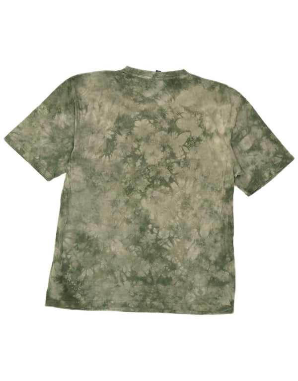 Tricou bărbați Ellesse Top mic kaki Tie Dye Bumbac