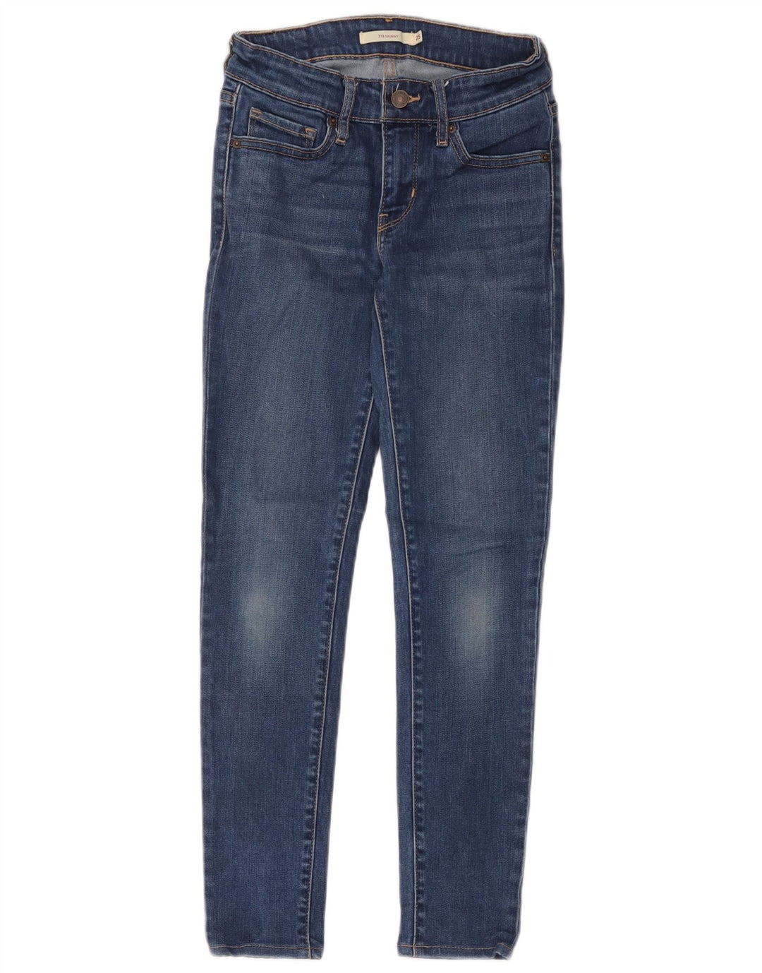 Blugi skinny Levi's 711 pentru femei W25 L26 poliester albastru