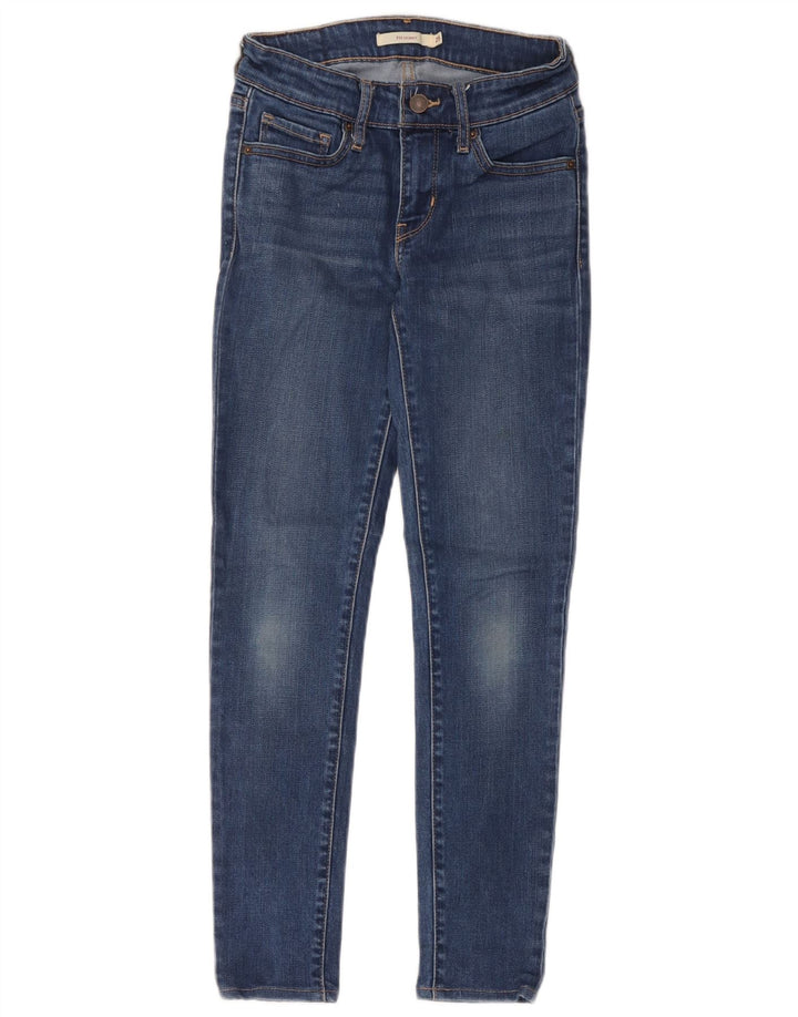 Blugi skinny Levi's 711 pentru femei W25 L26 poliester albastru
