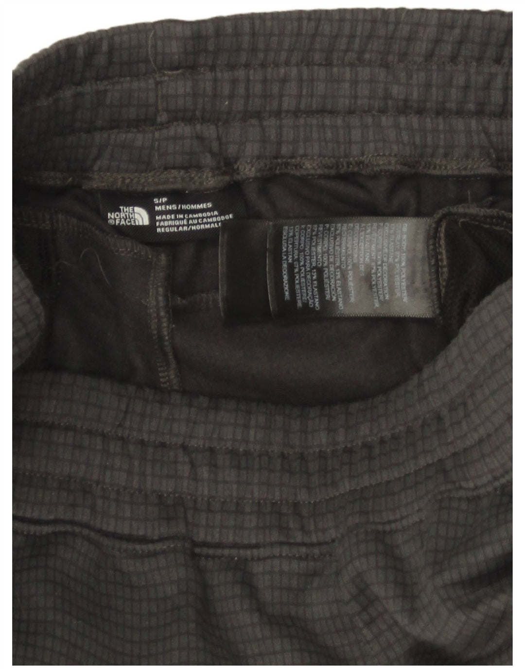 The North Face Pantaloni de trening grafic pentru bărbați Joggeri mici, gri, carouri