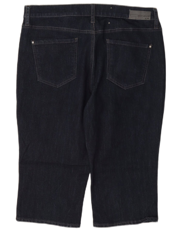 Dkny Ludlow Bermuda denim pantaloni scurți pentru femei US 8 Medium W30 L16 bleumarin