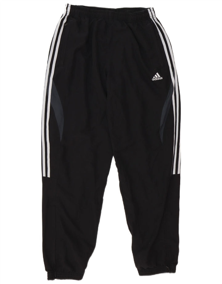 Pantaloni de trening pentru bărbați Adidas Pantaloni de jogging, mari, negru, poliester color bloc