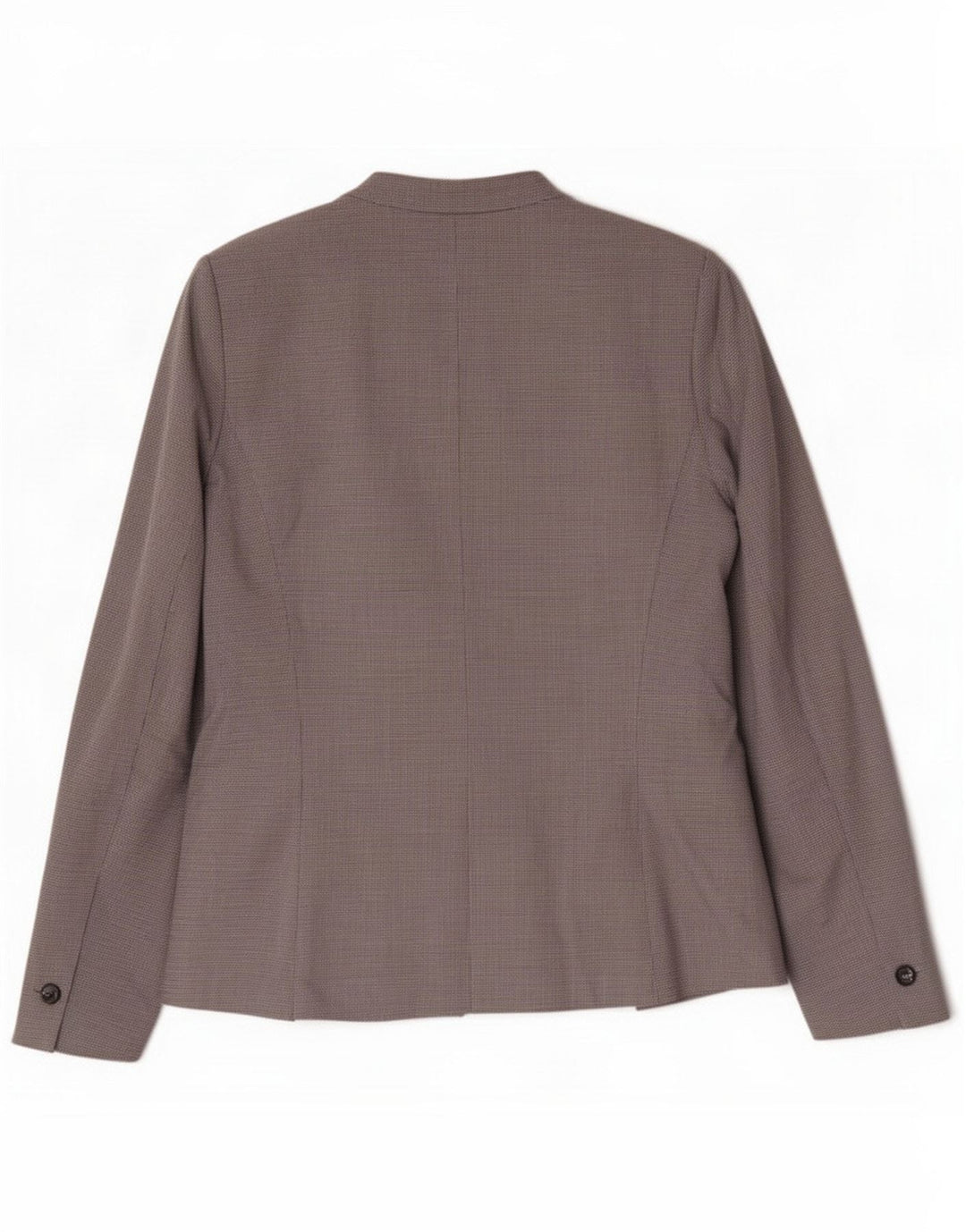 Zara Femei 1 Button Blazer Jacket EU 40 Medium Gri Houndstooth Poliester