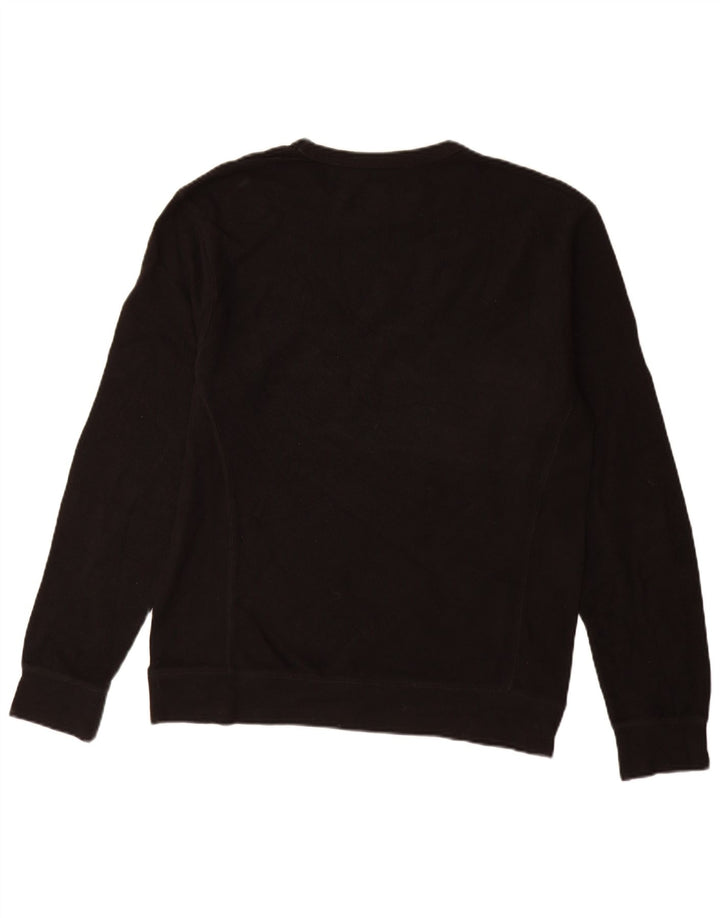 Pulover pentru bărbați Zara, cu gât crew, 2XL, negru