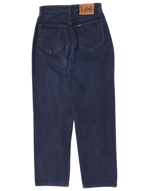 Blugi conici Oklahoma Lee pentru femei W30 L27 bumbac bleumarin