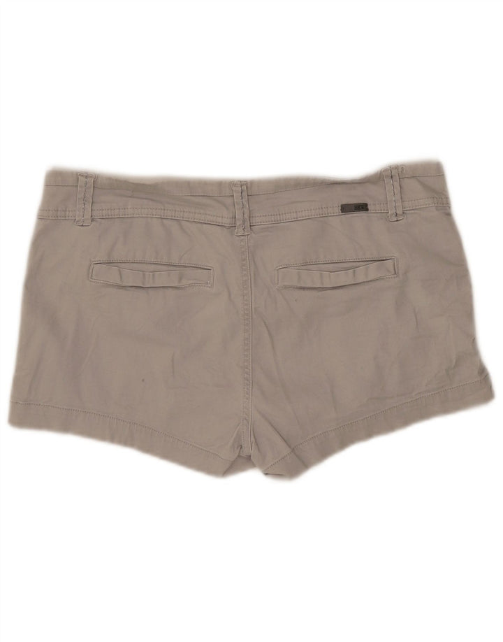 Pantaloni scurti chino cu talie joasă BKE pentru femei W30 bumbac gri mediu