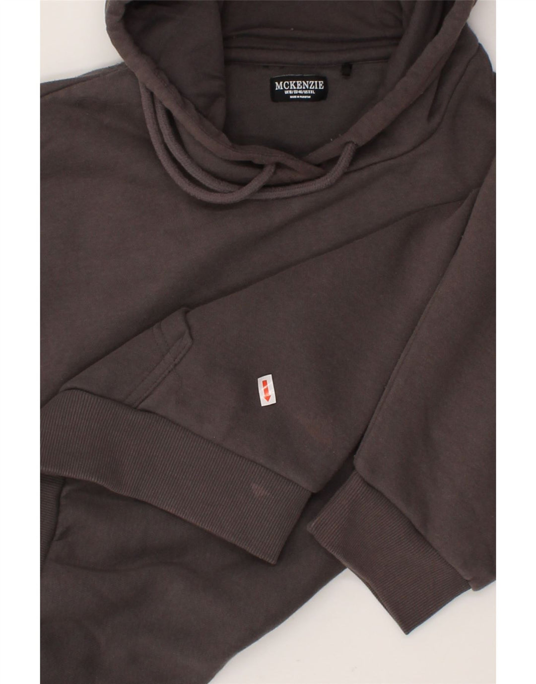 MCKENZIE Womens Oversized Hoodie Jumper UK 18 XL Grey Vintage Mckenzie and Second-Hand Mckenzie from Messina Hembry 