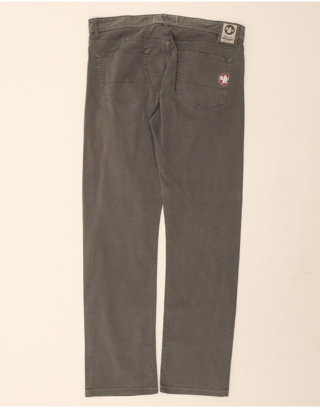 MURPHY & NYE Womens Harry Straight Jeans W33 L31 Grey Cotton Vintage Murphy & Nye and Second-Hand Murphy & Nye from Messina Hembry 