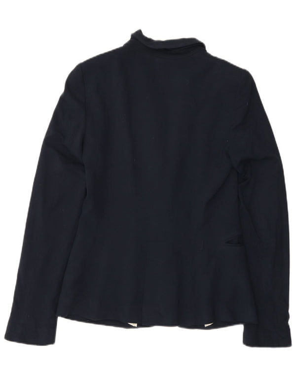 Sacou blazer pentru femei Zara, cu 1 nasture, UK 10 Mic, bleumarin