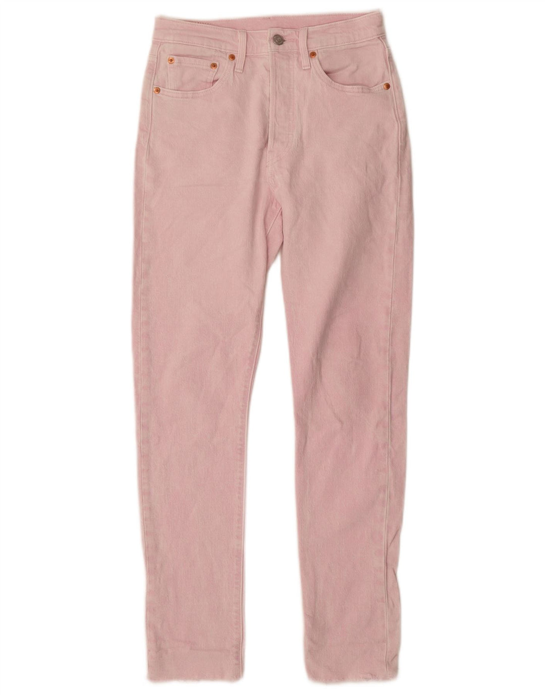Blugi drepti pentru femei Levi's 501 W25 L30 bumbac roz