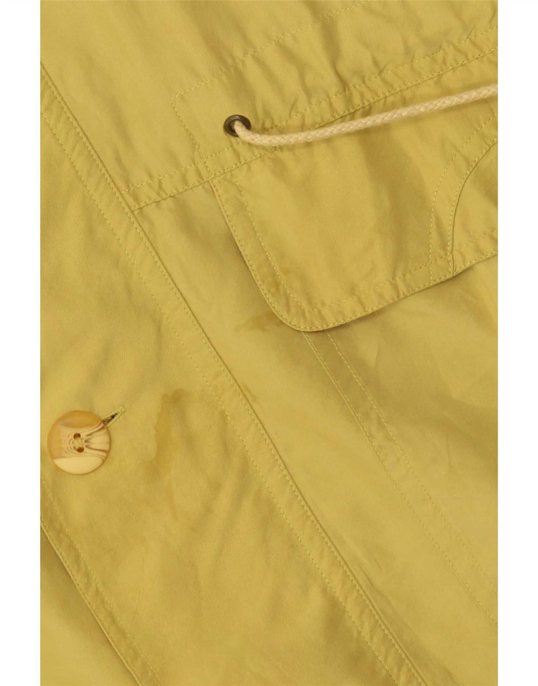 Jachetă vintage pentru bărbați, UK 44 2XL, mătase galbenă