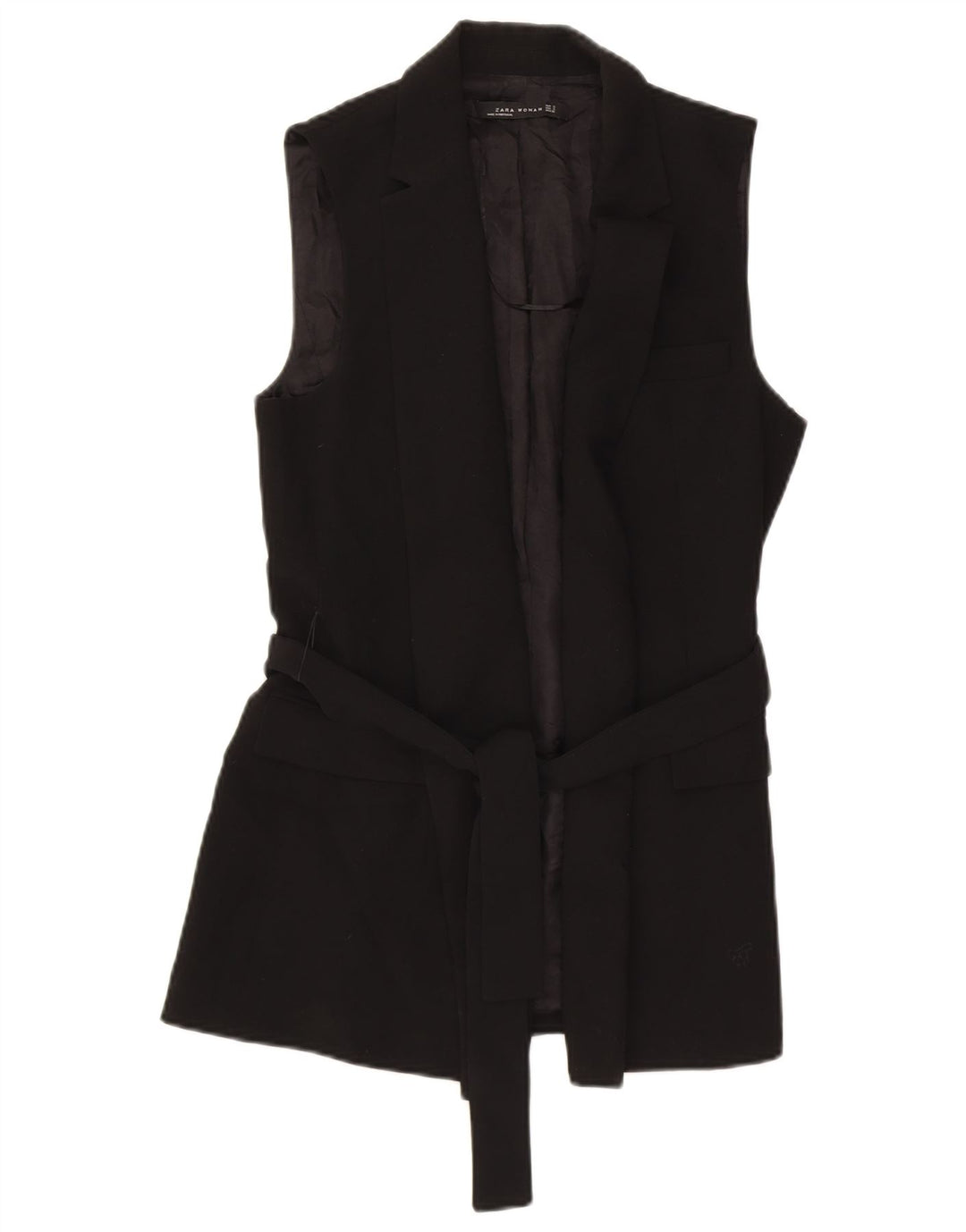 Vestă pentru femei Zara UK 8 Poliester negru mic