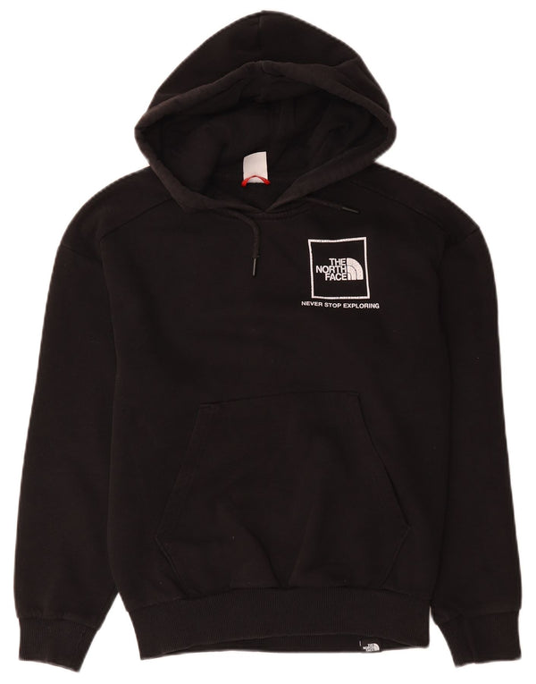 Pulover The North Face pentru damă, cu grafică, UK 10, bumbac negru