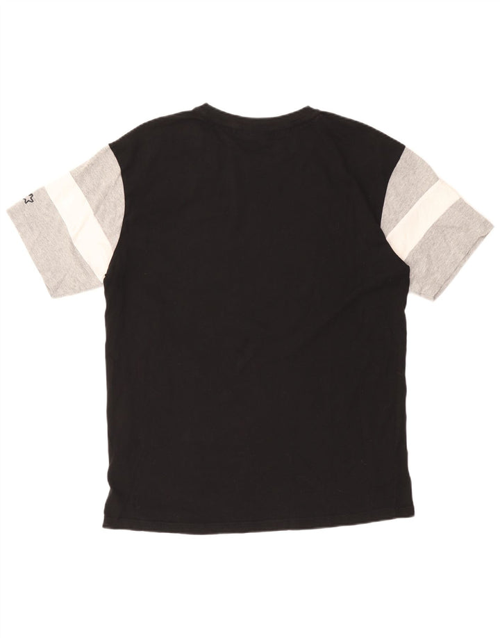 STARTER Tricou grafic pentru bărbați Top mic, negru, colorblock, bumbac