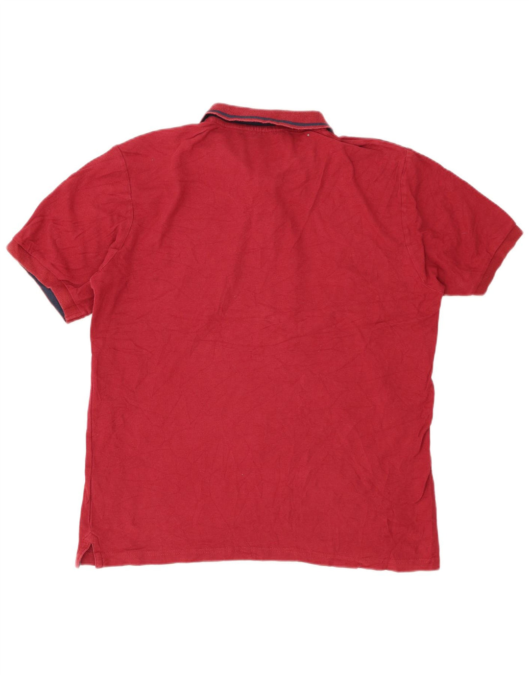 MOUNTAIN WAREHOUSE Tricou polo pentru bărbați din bumbac roșu mare