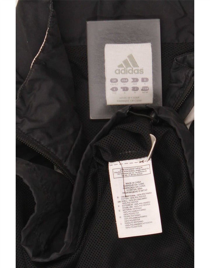 Adidas Mens Pullover Trening Top UK 40/42 Medium Black Colorblock