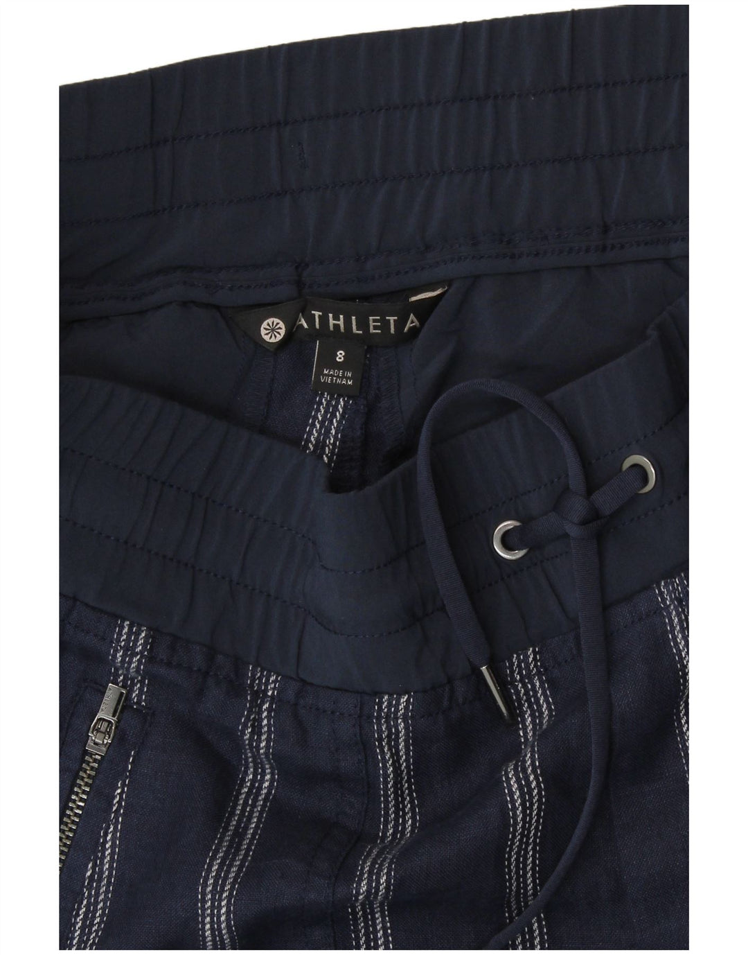 Pantaloni de trening pentru femei Athleta US 8 Medium Bleumarin in dungi