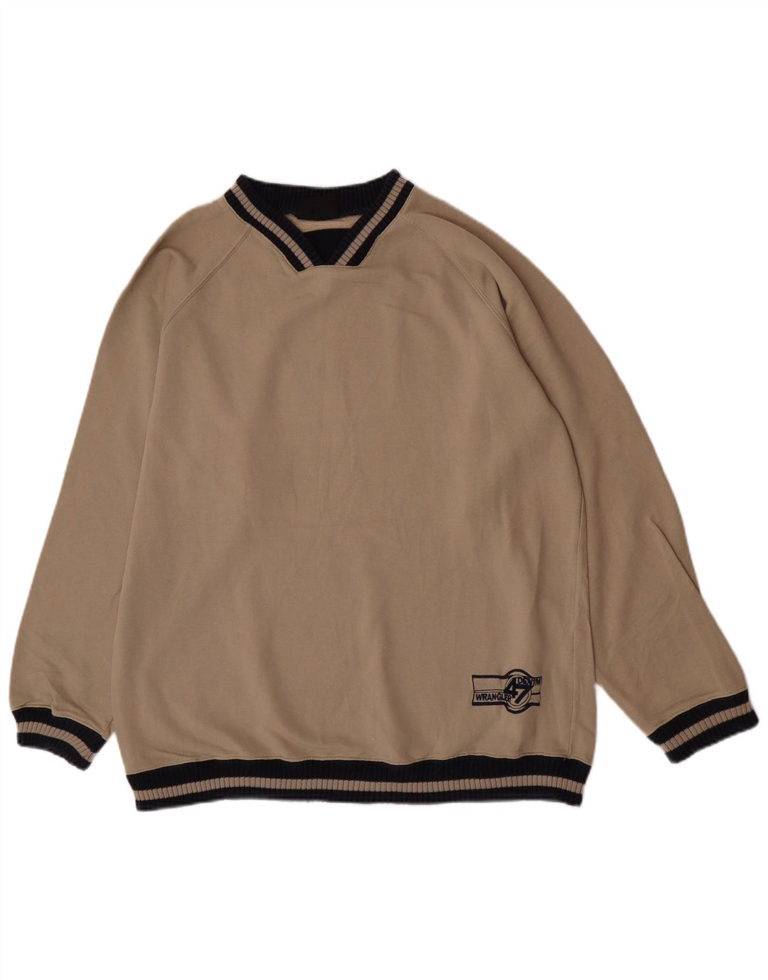 Hanorac pentru bărbați Wrangler Jumper mare, bej, bumbac