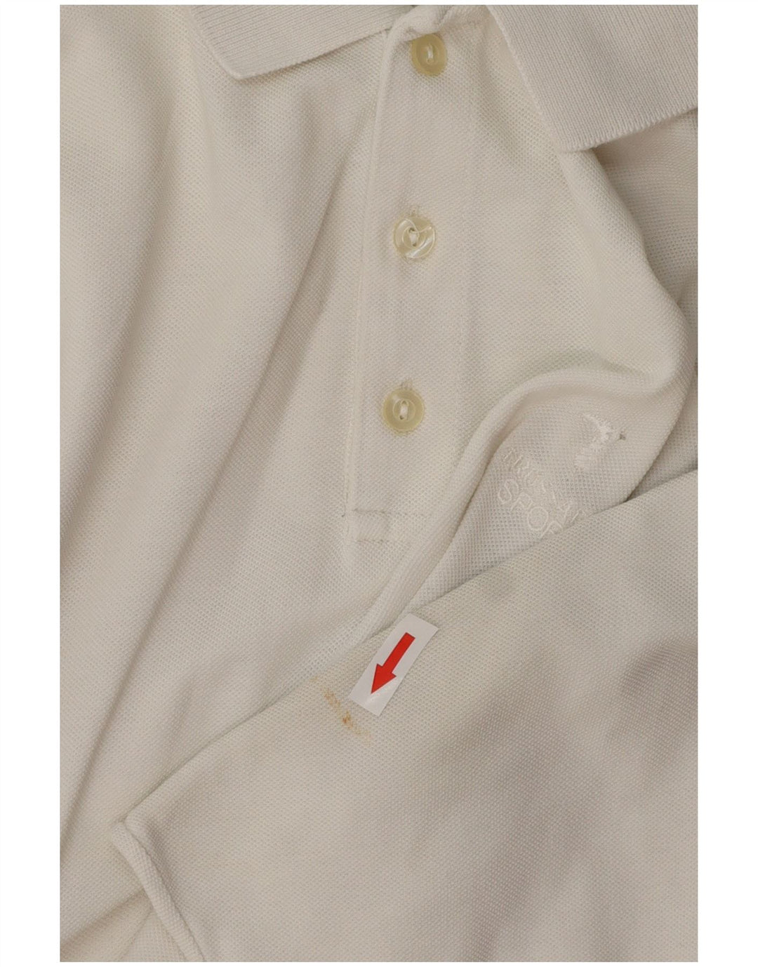 TRUSSARDI Tricou Polo XL Bumbac Alb