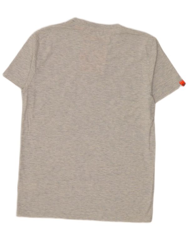 Tricou grafic pentru bărbați Superdry Top mare bumbac gri