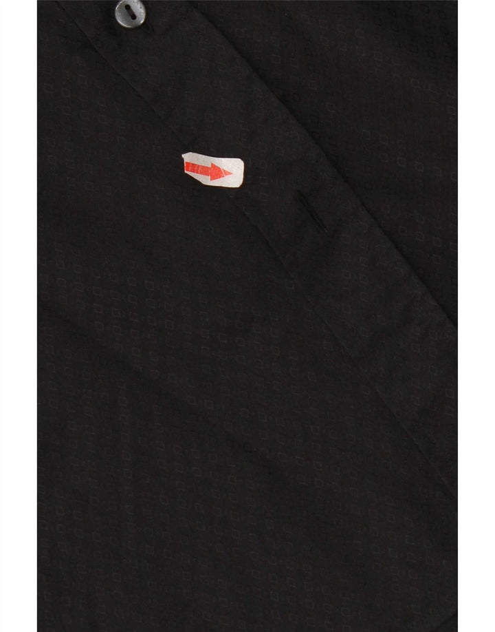 Cămașă pentru bărbați Dolce & Gabbana Mărimea 41 16 Mare Bumbac Geometric Negru
