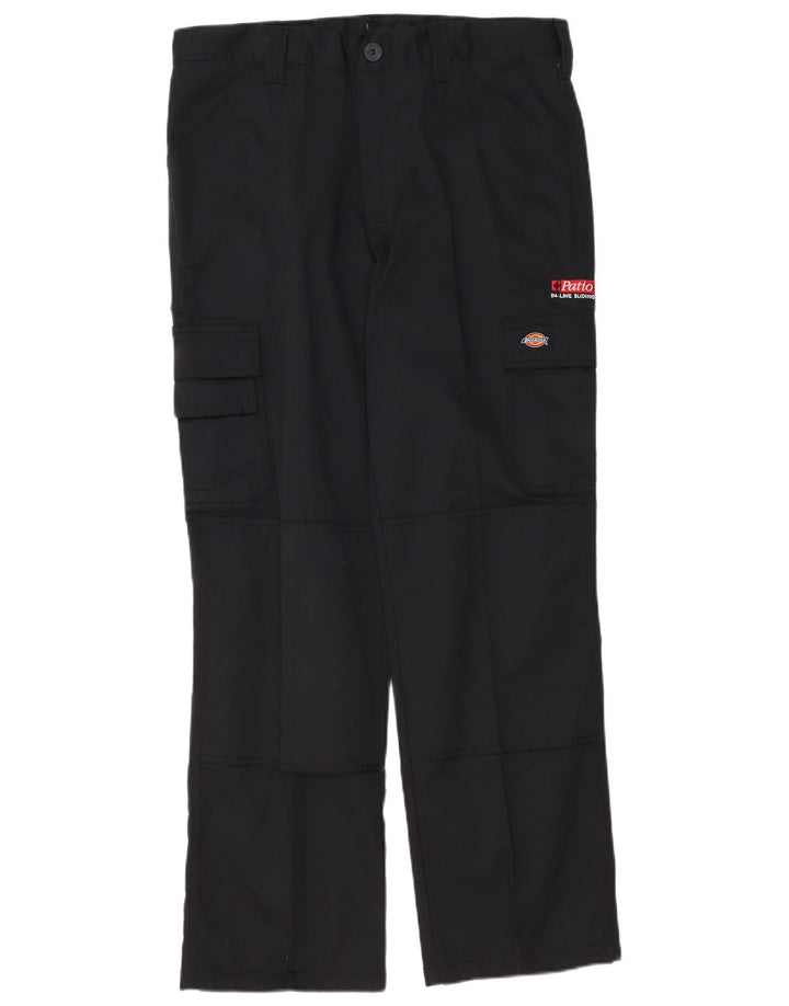 Pantaloni cargo drepti pentru bărbați Dickies W34 L31 poliester negru