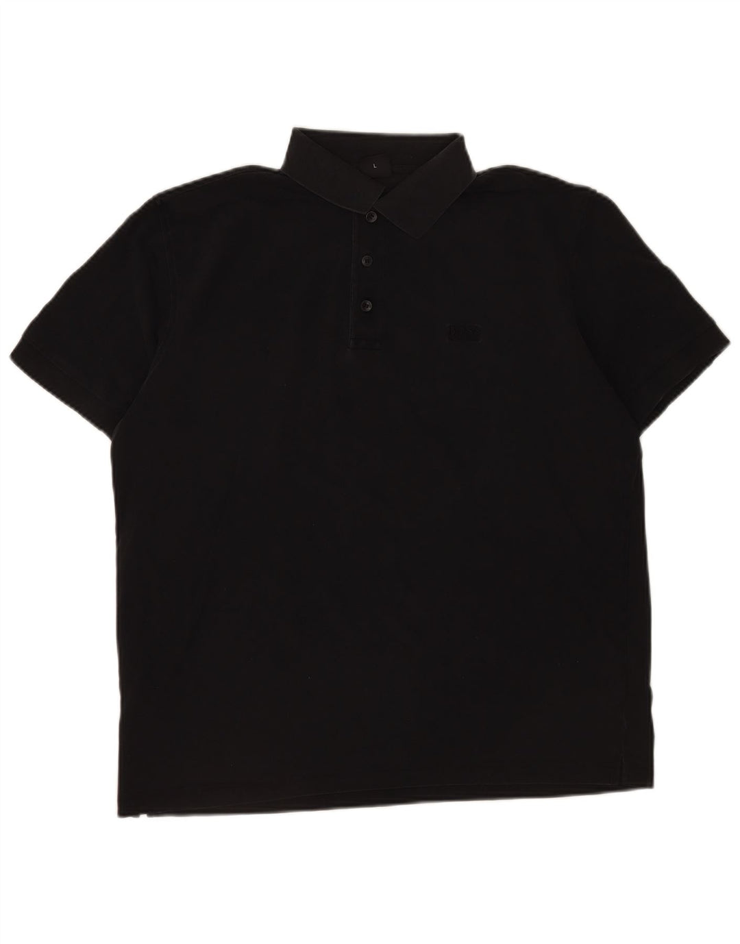 Tricou polo pentru bărbați Hugo Boss, bumbac negru mare