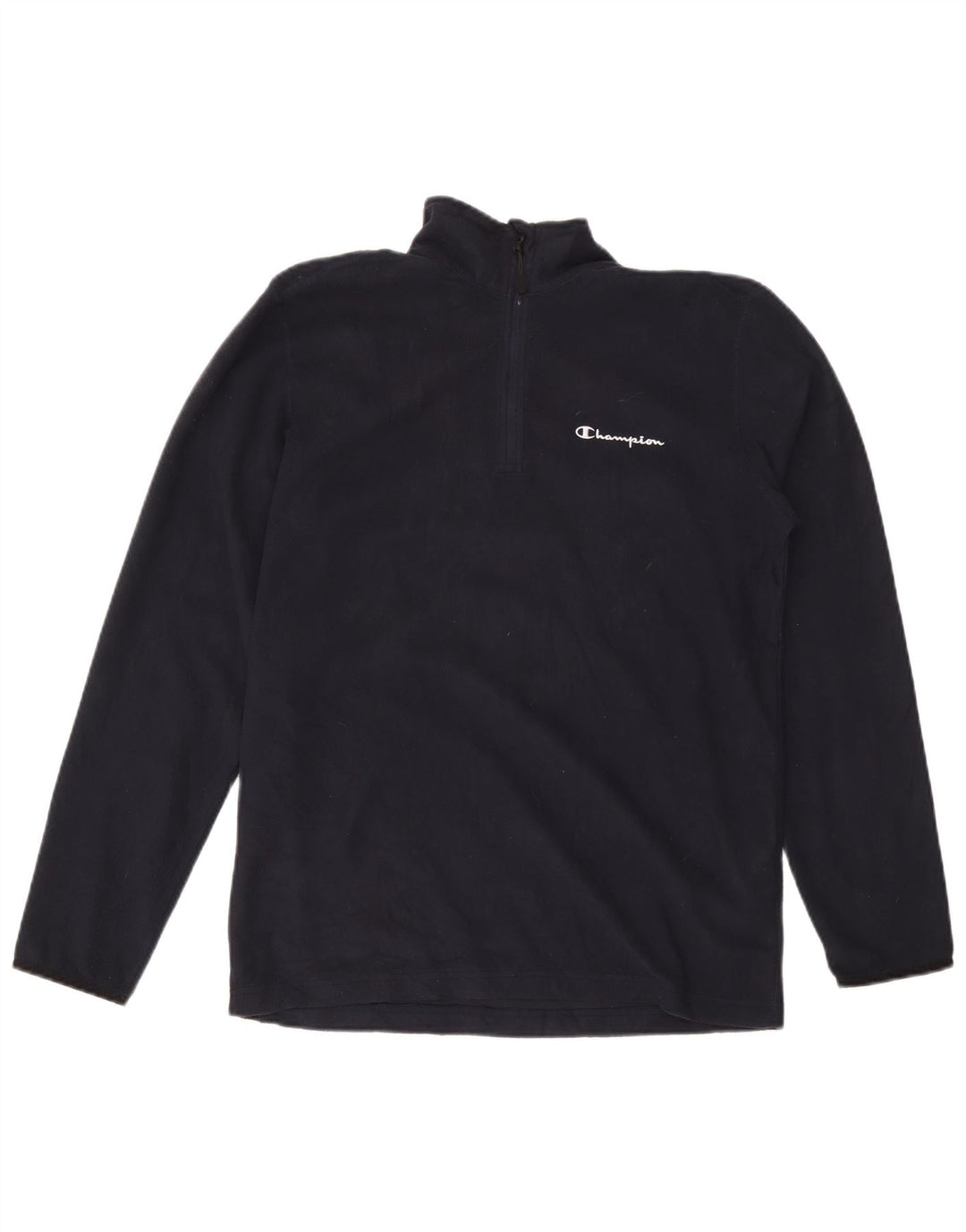 Pulover din lână pentru bărbați Champion, cu fermoar, poliester, albastru