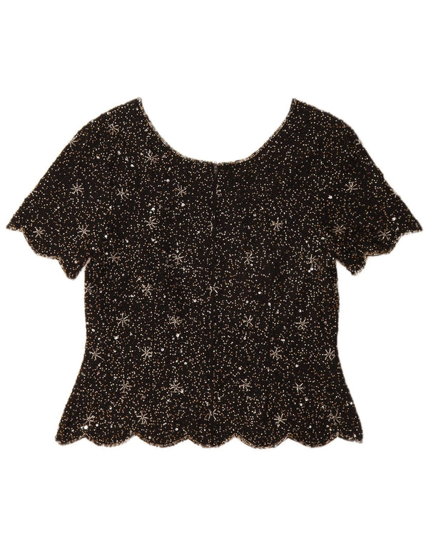 Bluză Femei Vittoria Verani Top IT 42 Medium Black Silk