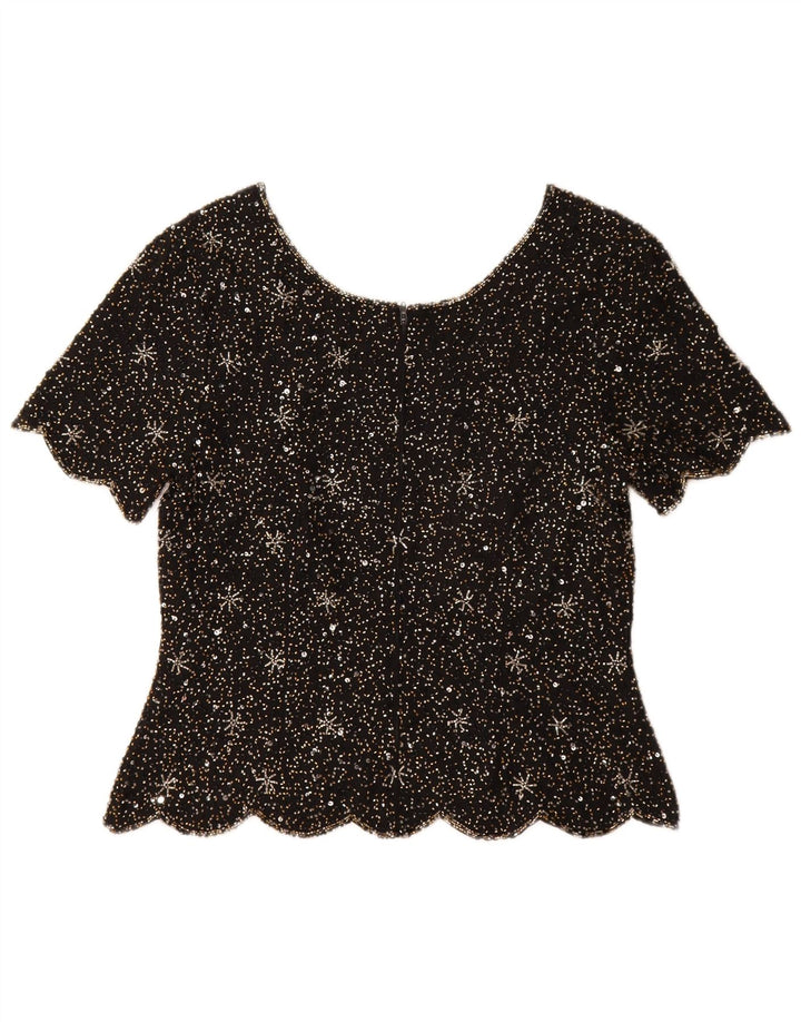 Bluză Femei Vittoria Verani Top IT 42 Medium Black Silk