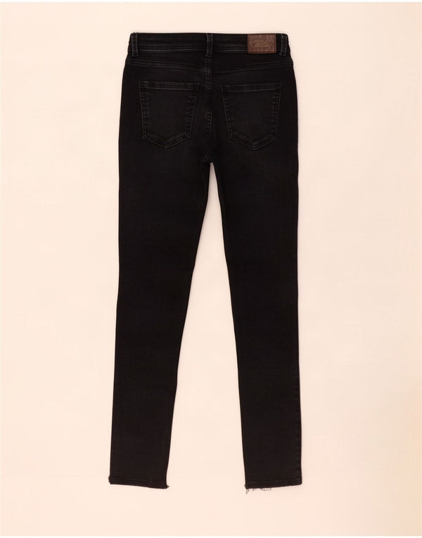 Blugi Skinny Crop pentru Damă Zara EU 40 Medium W30 L26 Negri