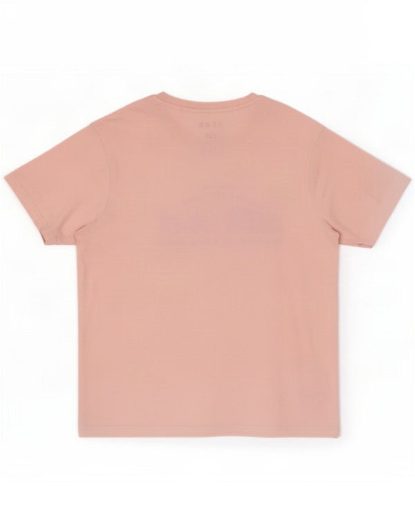 Jack Wills Tricou grafic pentru femei Top UK 12 Medium Pink Bumbac