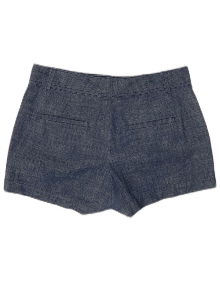 Pantaloni calduri curbate Gap pentru femei US 2 XS W28 Bumbac albastru