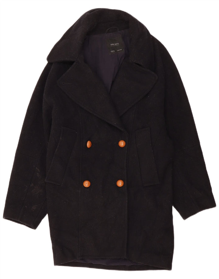 Palton supradimensionat pentru femei Zara UK 6 XS Negru