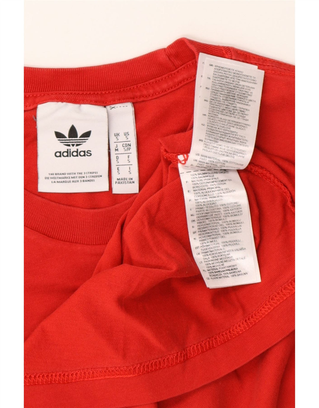 Tricou pentru bărbați Adidas Top mic, roșu, bumbac