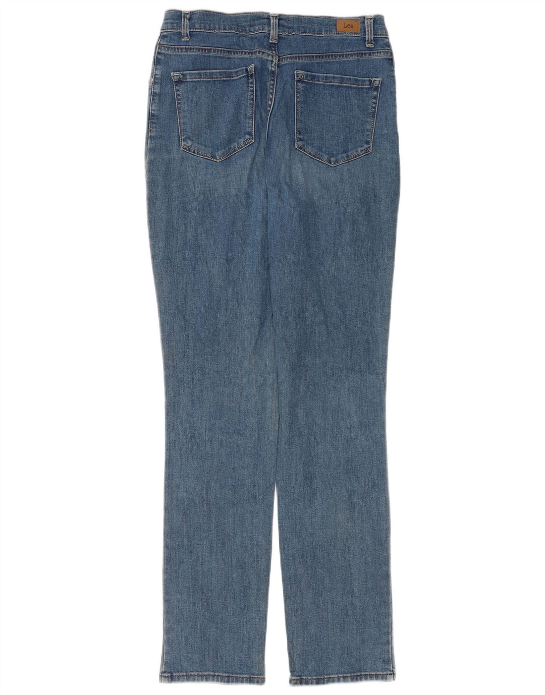 Blugi drepti pentru femei Lee Classic Fit US 8 Medium W28 L32 Bumbac albastru