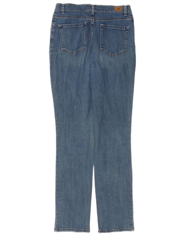 Blugi drepti pentru femei Lee Classic Fit US 8 Medium W28 L32 Bumbac albastru