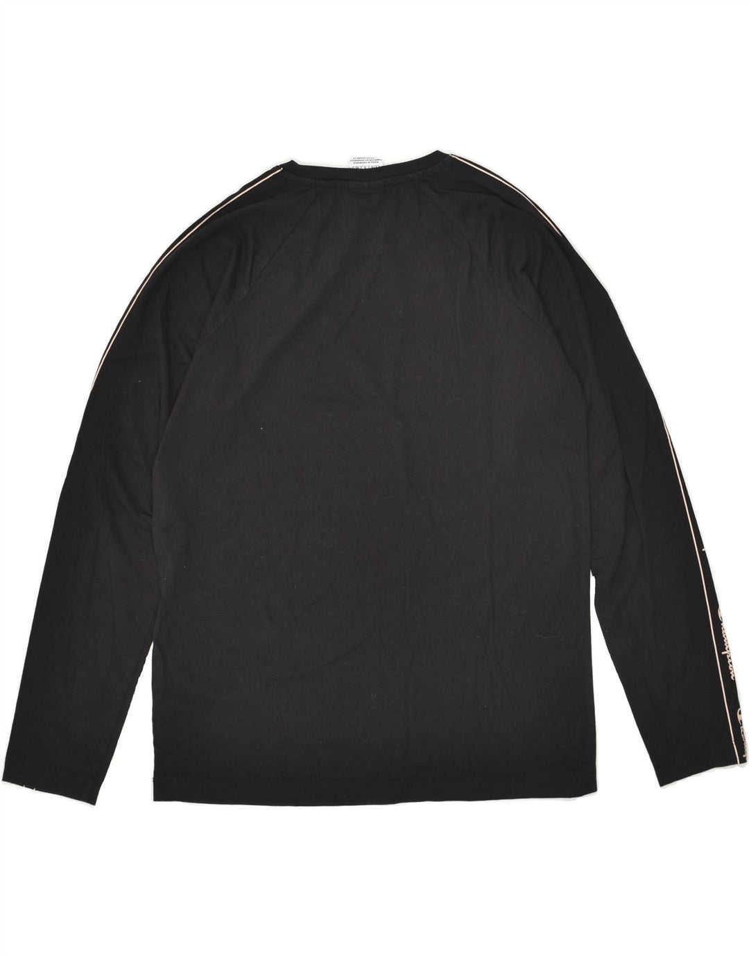 CHAMPION Womens Graphic Top Long Sleeve UK 14 Large Black Vintage Champion and Second-Hand Champion from Messina Hembry 