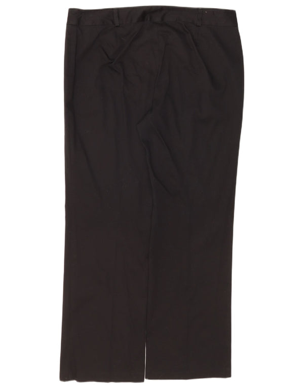 Marks & Spencer Pantaloni casual Bootcut pentru femei UK 16 Large W38 L30 Negru