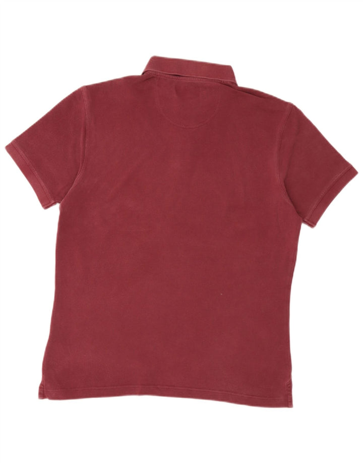 Cămașă polo pentru bărbați Barbour Burgundy mediu
