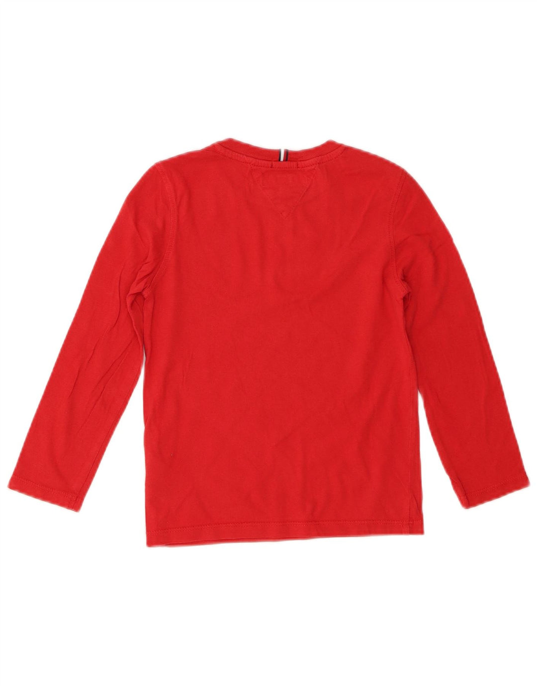 Tommy Hilfiger Băieți Top grafic cu mânecă lungă 5-6 ani bumbac roșu
