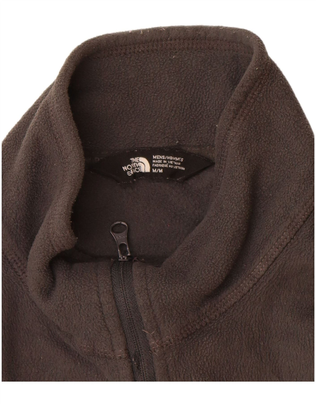 Pulover pentru bărbați THE NORTH FACE, cu fermoar și gât, poliester, gri mediu