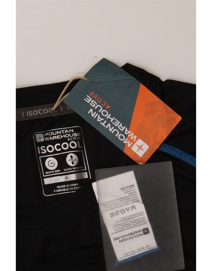 Tricou pentru bărbați Mountain Warehouse Top Mediu Poliester Negru