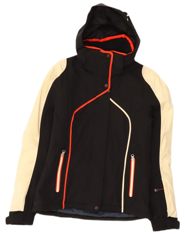 Jachetă de schi cu glugă pentru femei On the Edge IT 44 Medium Black Colorblock